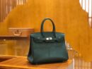 爱马仕 Birkin 30cm 松柏绿 Togo小牛皮 银扣 原版蜜蜡线 顶级手工缝制