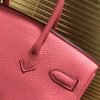 8c6efe06a277dea.jpg 爱马仕 Birkin铂金包 唇膏粉 德国进口小牛皮 顶级品质全手工缝制 金扣 30cm