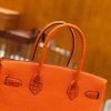 爱马仕 Birkin Touch 火焰橙 鳄鱼皮拼牛皮 全手工缝制 30cm