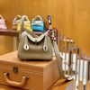 爱马仕 Mini Lindy 迷你 琳迪包 风衣灰 18cm