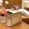 爱马仕 miniKelly 迷你凯莉 羊毛白 杏色 南非kk级鸵鸟皮 金扣 22cm