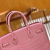 爱马仕 Birkin 30cm 樱花粉 金扣 尼罗 两点 鳄鱼皮