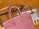 爱马仕 Birkin 30cm 樱花粉 金扣 尼罗 两点 鳄鱼皮