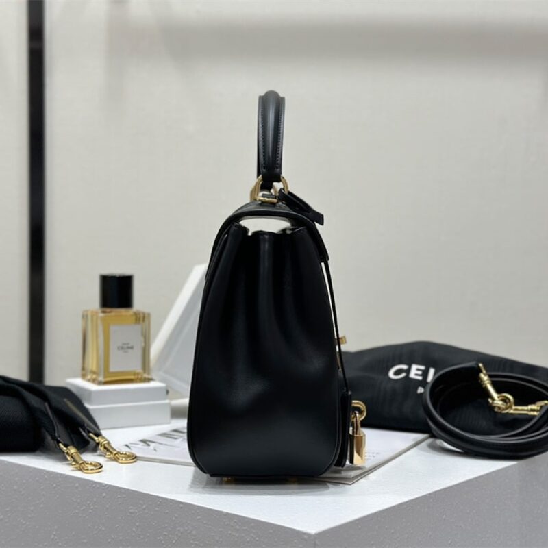 Celine*Cles16系列手袋188003黑色免检版 - Image 4