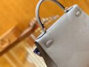 爱马仕 Kelly 28cm 冰川蓝 金扣 Epsom掌纹牛皮 全手工缝制 臻品级别
