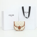 Celine*TriompheCanvas系列Mini袋196702白免检版