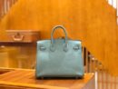 爱马仕 Birkin 25cm 青天蓝 Togo小牛皮 银扣 原版蜜蜡线 顶级手工缝制