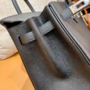 爱马仕 Birkin 铂金包 黑色 掌纹牛皮 金扣 30cm 高订版本