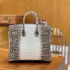 爱马仕 Birkin 25cm 喜马拉雅 一级尼罗鳄鱼皮 特级皮 原版蜜蜡线 顶级手工缝制