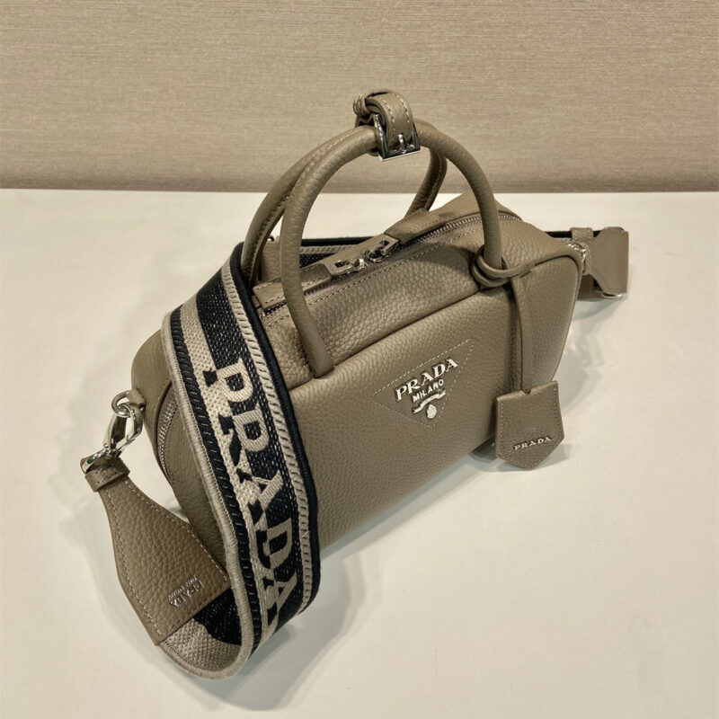 Prada手提包1BB102大象灰免检版 - Image 3
