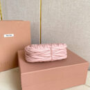 miumiu缪缪*5BP078Mini单肩包粉色免检版