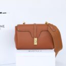 Celine*Soft16系列单肩包196853棕色免检版