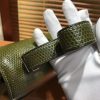爱马仕 Constance 23cm 橄榄绿 仿蜥蜴皮 顶级手缝工艺 金扣