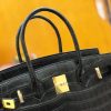 爱马仕 Birkin 30cm 经典黑 雾面 尼罗鳄鱼皮 金扣 原版蜜蜡线 顶级手缝 现货