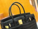 爱马仕 Birkin 30cm 经典黑 雾面 尼罗鳄鱼皮 金扣 原版蜜蜡线 顶级手缝 现货