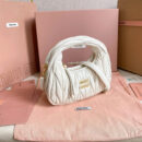 miumiu缪缪*5BP078Mini单肩包白色免检版