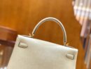 爱马仕 Kelly 28cm togo 牛皮 奶昔白 金扣 全手工缝制 现货