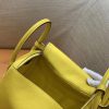 爱马仕 Lindy 26cm 那不勒斯黄 Togo小牛皮 银扣 原版蜜蜡线 顶级手工缝制