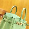 爱马仕 Birkin 25cm 牛油果绿 Epsom小牛皮 金扣 原版蜜蜡线 顶级手缝