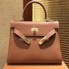 爱马仕 Kelly凯莉包 togo小牛皮 金棕色 进口原料 原版蜜蜡线 金扣 28cm