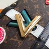 M43629 LV Twist 中号手袋 LV挂锁丝印图案系列 LV女包 LV单肩包
