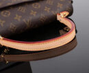M42735 LV CLUNY MM 中号手袋 LV Monogram 老花系列 配紫蓝皮质肩带