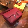 9a10fbcb0f49680.jpg 爱马仕 Constance 18cm 石榴红 珐琅银扣 掌纹牛皮 全手工缝制 现货