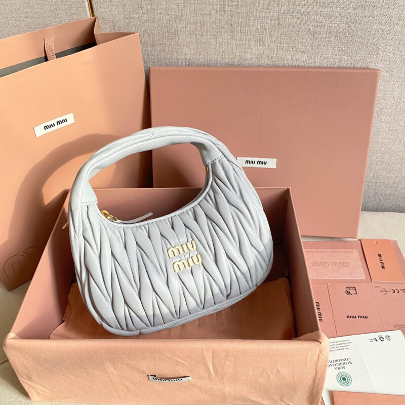 miumiu缪缪*Matelasse系列5BC125手袋矢车菊免检版 - Image 8