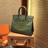 爱马仕 Birkin铂金包 丛林绿 一级皮 尼罗鳄鱼 进口原料 顶级手缝工艺 金扣 30cm