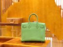 爱马仕 Birkin 30cm 牛油果绿 Togo小牛皮 金扣 原版蜜蜡线 顶级手工缝制