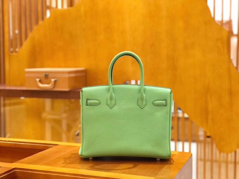 爱马仕 Birkin 30cm 牛油果绿 Togo小牛皮 金扣 原版蜜蜡线 顶级手工缝制