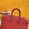 9dfe051e4d14680.jpg 爱马仕 Birkin 25cm 石榴红 Togo小牛皮 金扣 全手工缝制