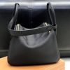 爱马仕 Lindy琳迪包 经典黑金 德国进口togo牛皮 蜡线全手工缝制 26cm