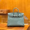 爱马仕 Birkin 25cm 青天蓝 Togo小牛皮 银扣 原版蜜蜡线 顶级手工缝制