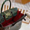 爱马仕 Birkin 30cm 三拼皮三拼色 尼罗鳄鱼皮拼山羊皮 原版蜜蜡线 现货