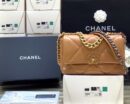 Chanel香奈儿 Flap 19Bag AS1160小号26CM焦糖奶茶色