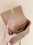 Chanel香奈儿 Flap 19Bag AS1160小号26CM焦糖奶茶色