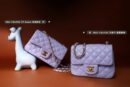 Chanel 2021春夏新色CF20大mini单肩斜挎包 A01116冰紫蓝