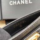 CHANEL进口意大利细颗粒小牛皮卡夹 A84431黑色细球纹金色钢唛