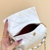 Chanel 2021春夏新款small hobo bag流浪包 AS2479白色