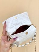 Chanel 2021春夏新款small hobo bag流浪包 AS2479白色