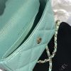 Chanel 2021SS 珍珠零钱包 AP2119绿色