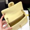Chanel Flap Bag 新款金属球包金珠CF大Mini AS1787鹅蛋黄