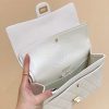 Chanel 纯原厂2.55 reissue系列单肩斜挎包 A37587白色金扣