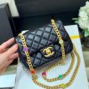 Chanel Classic flap bag CF宝石包 AS2379黑色