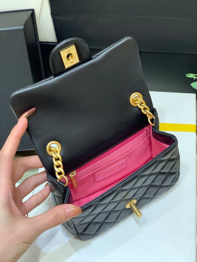 Chanel Classic flap bag CF宝石包 AS2379黑色 - Image 2