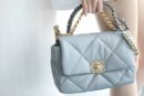 Chanel香奈儿 19 Flap Bag AS1160小号26C灰色