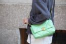 Chanel香奈儿 19 Flap Bag AS1160小号26C牛油果绿