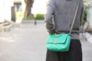 Chanel香奈儿 19 Flap Bag AS1160小号26C绿色
