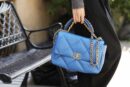Chanel香奈儿 19 Flap Bag AS1161中号30CM北风蓝